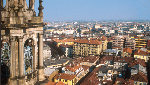 Mappa turistica a strappo di Novara